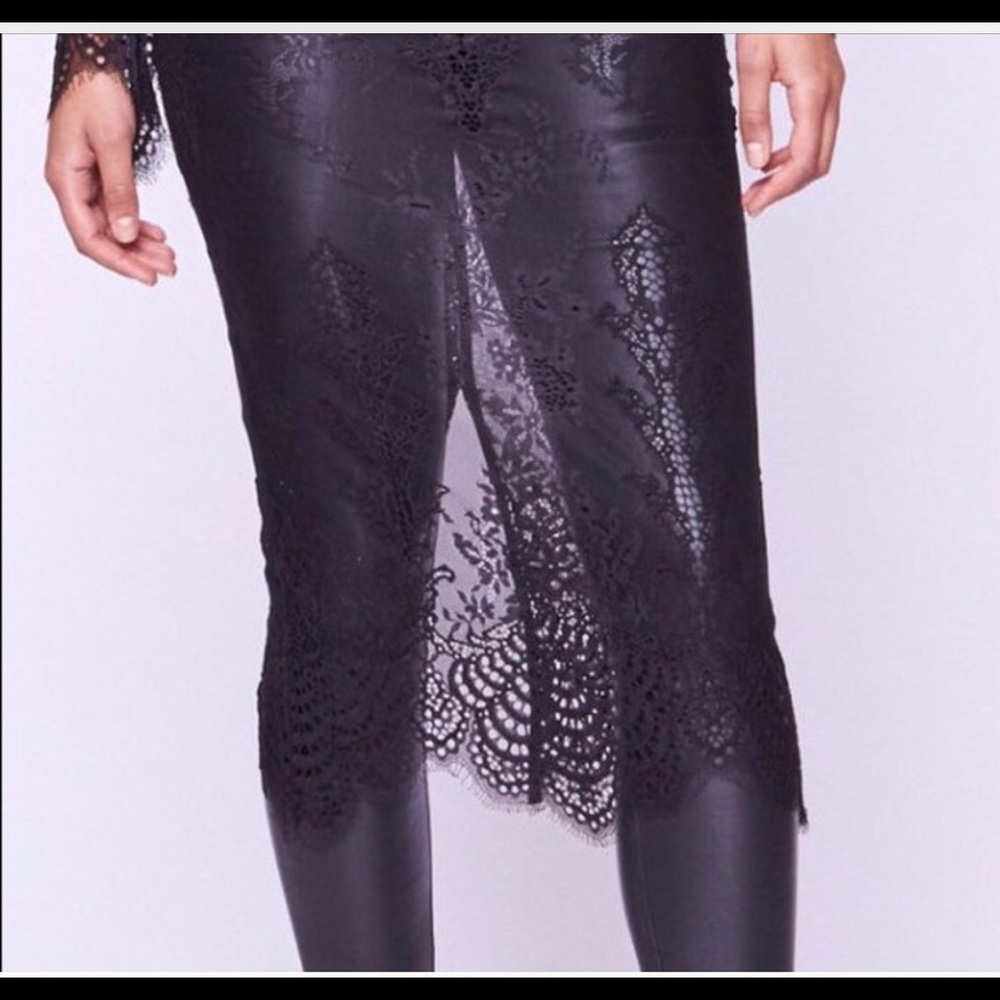 Asilio Lace Skirt Overlay Leggings Size XS